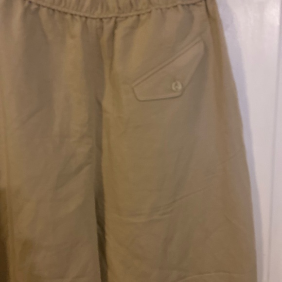 Darling, journey easy pant tan Linen Beige Cream barrel wide leg pull on S NWT - Picture 14 of 16